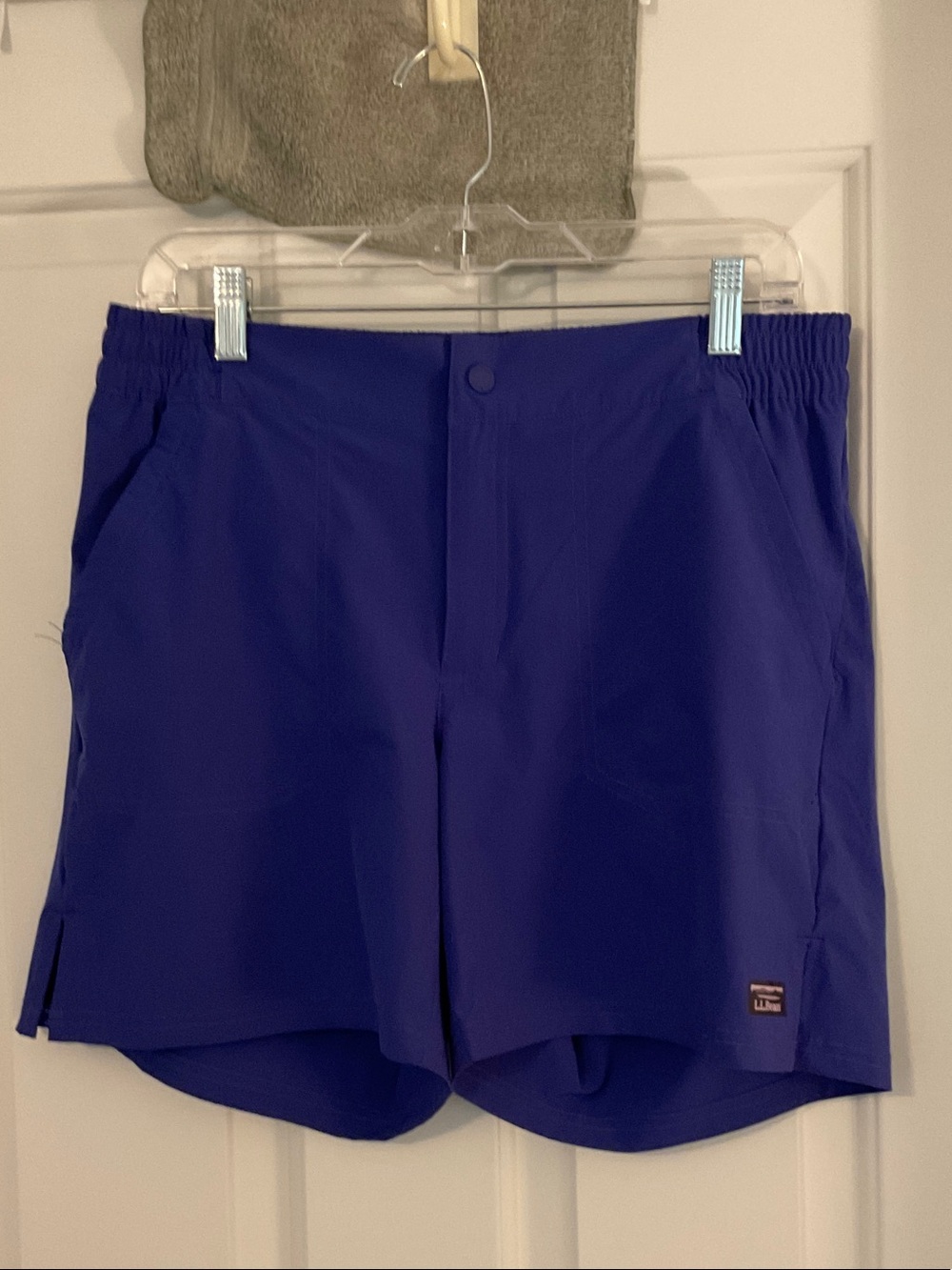 LL Bean Athletic Shorts in Deep Blue/Purple Sz 10 regular